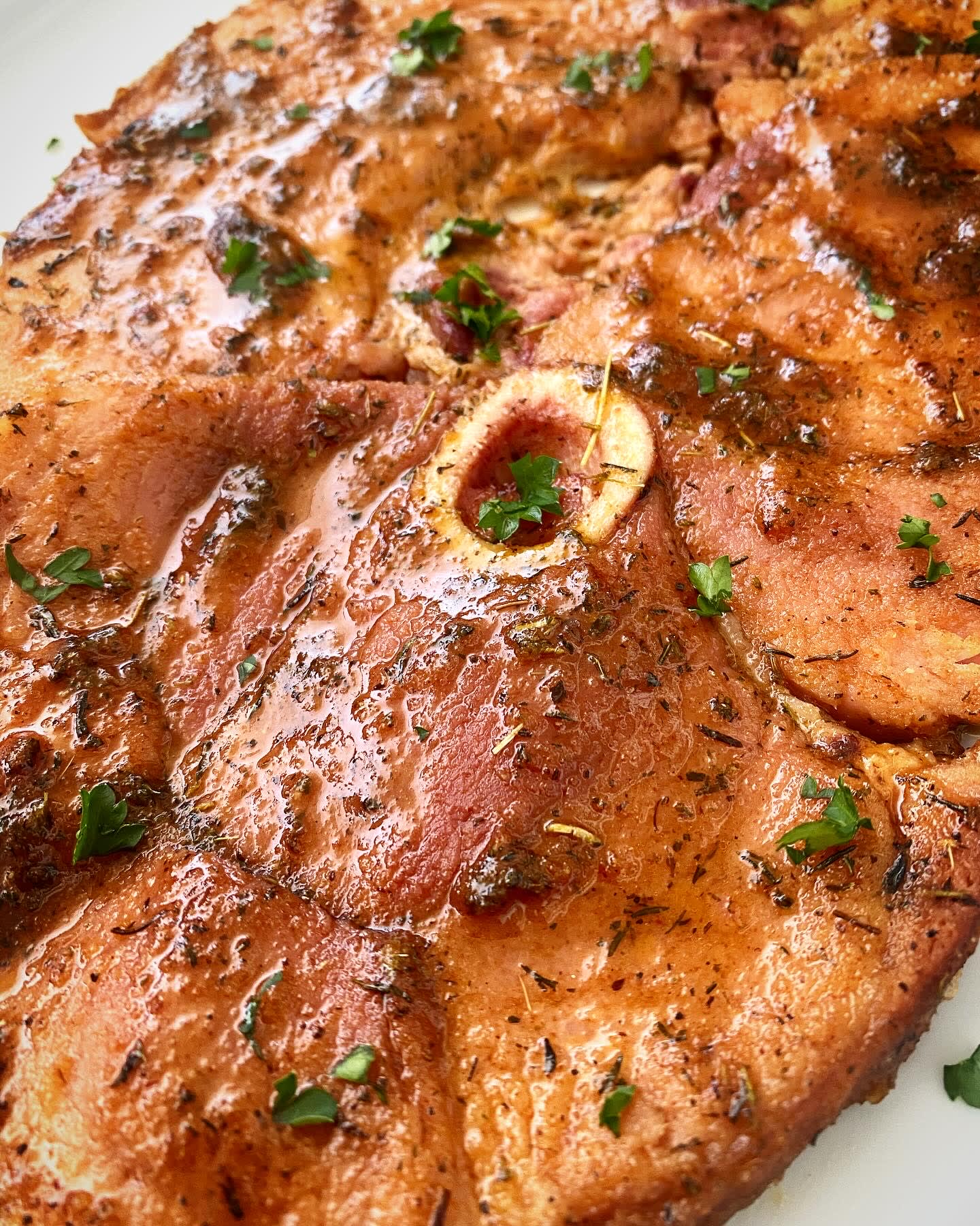 Easy Pan-Fried Ham Steak