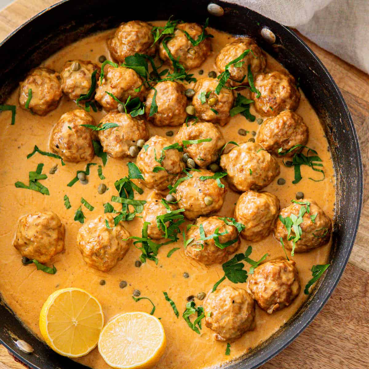 The BEST German Meatballs (Königsberger Klopse)