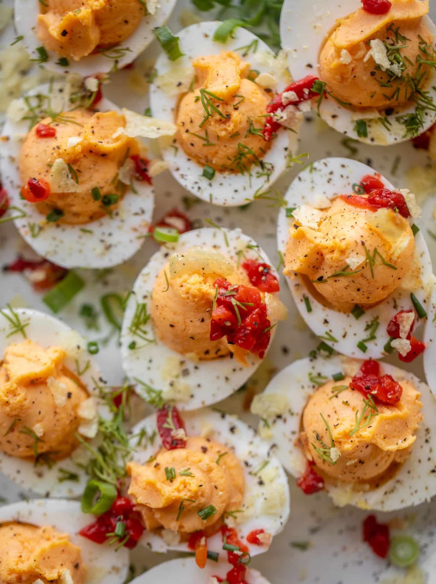 Pimento Cheese Deviled Eggs