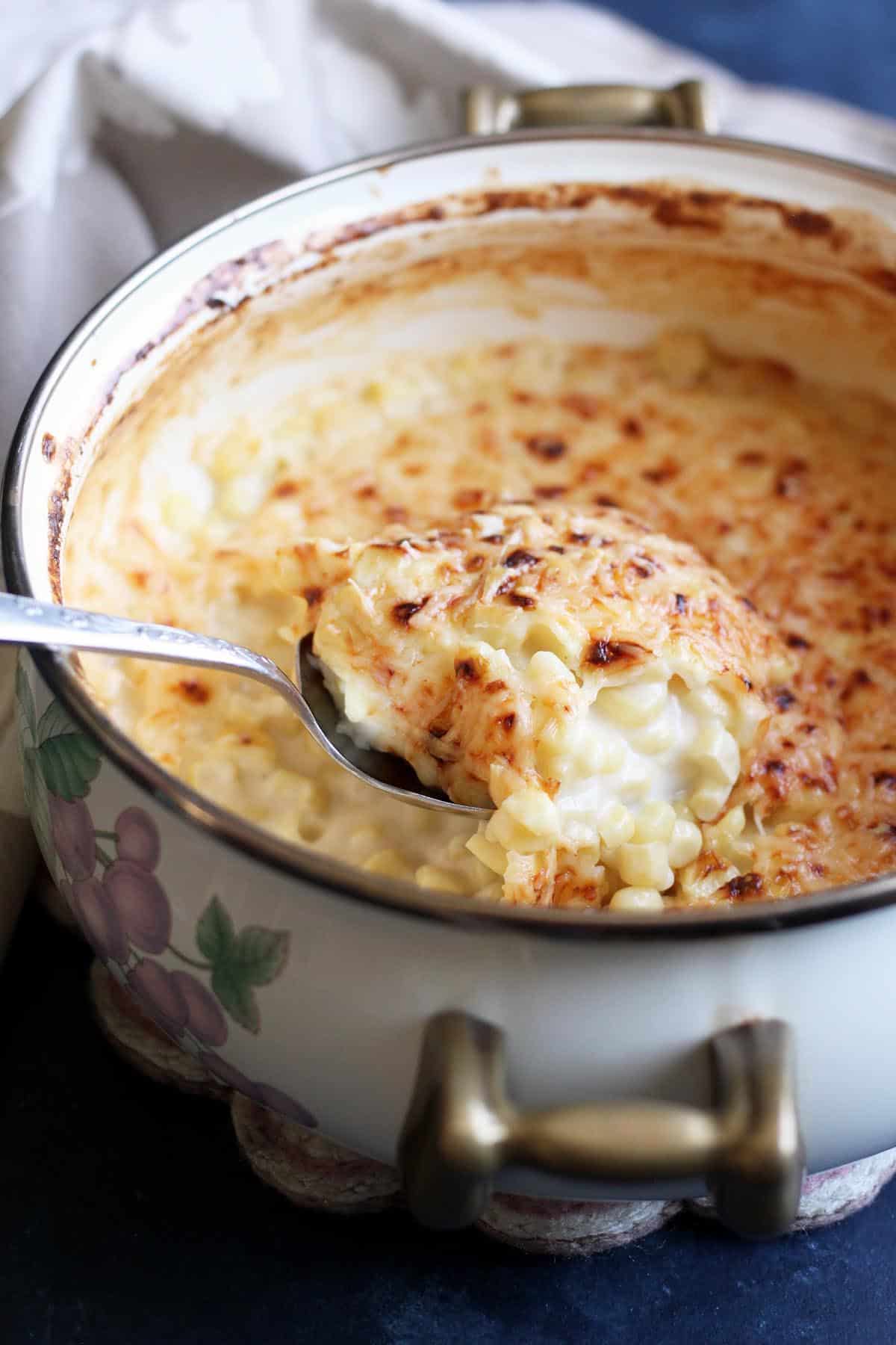 Creamed Corn Au Gratin