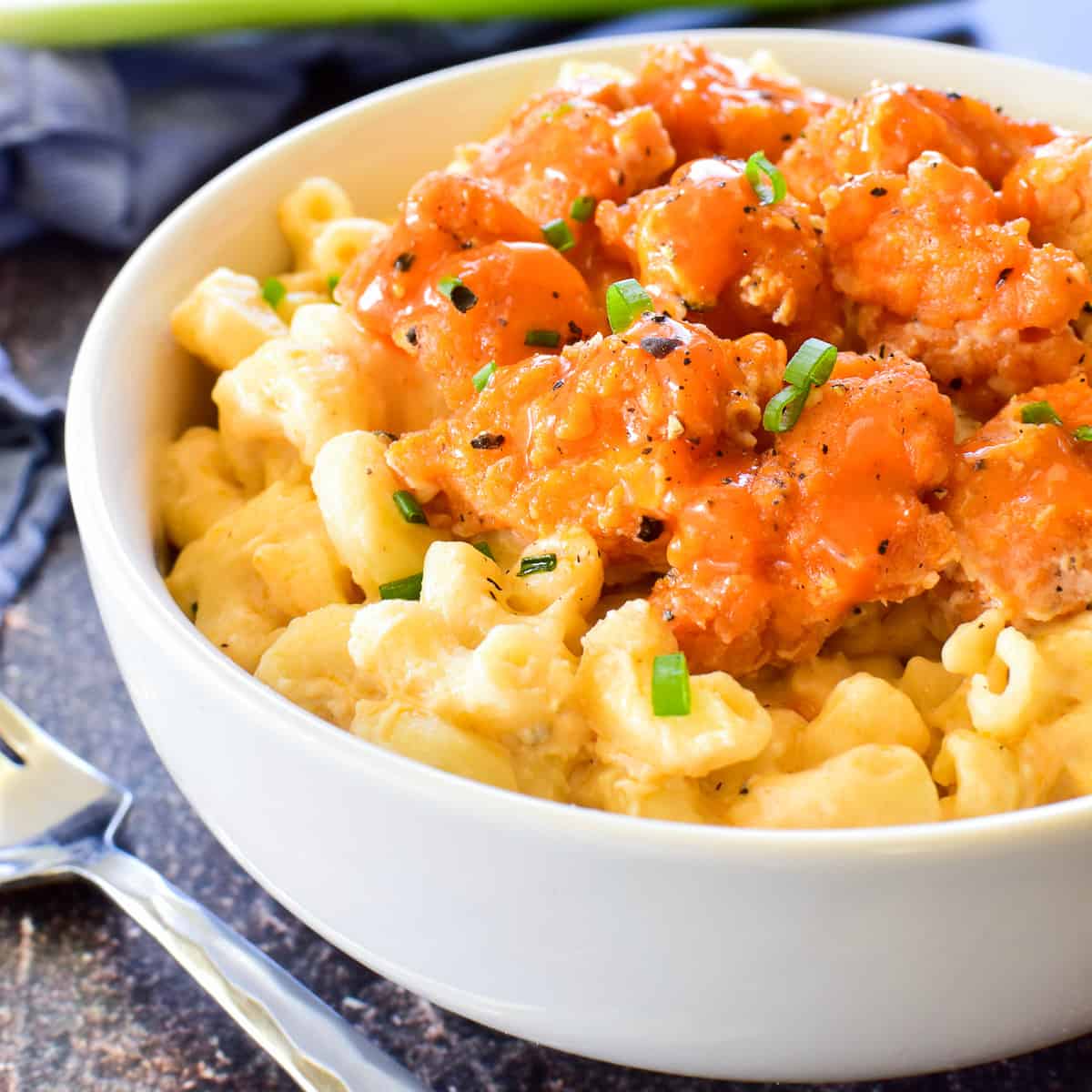 Buffalo Chicken Mac ‘n’ Cheese