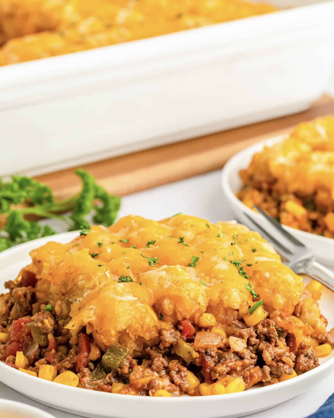 Sloppy Joe Tater Tot Casserole