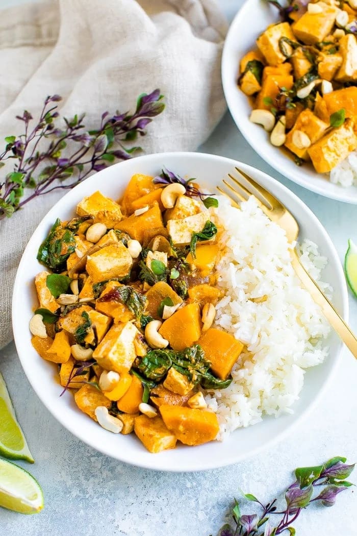 Thai Pumpkin Curry with Tofu