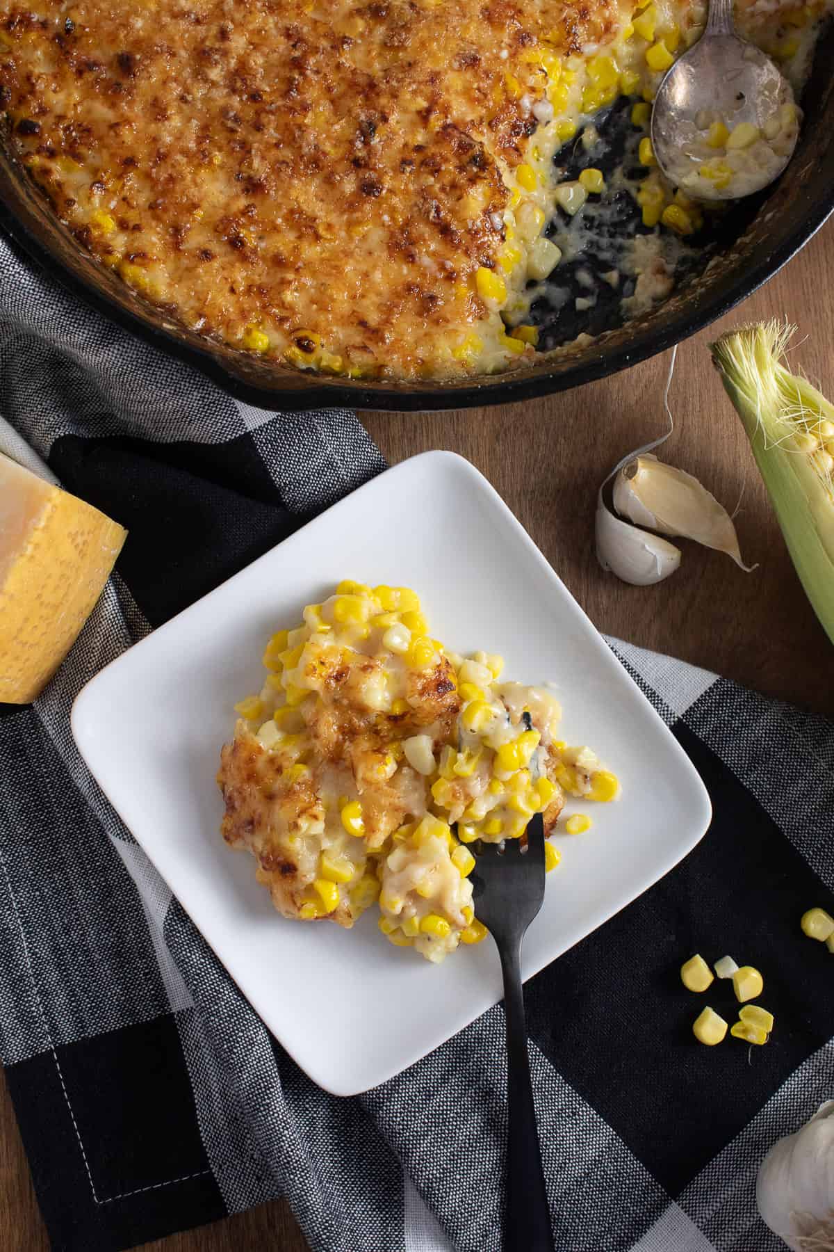 Creamed Corn Au Gratin