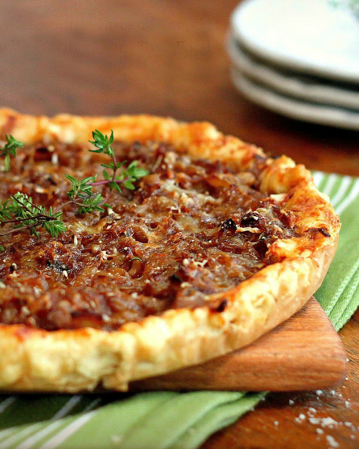 Caramelized Onion and Gruyère Tart
