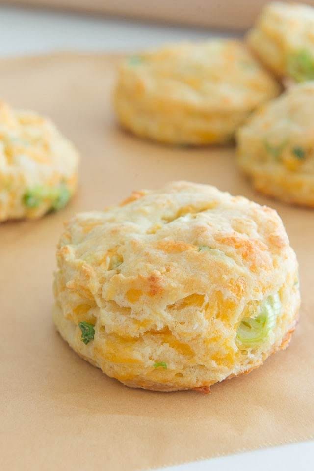 Cheddar Scallion Biscuits