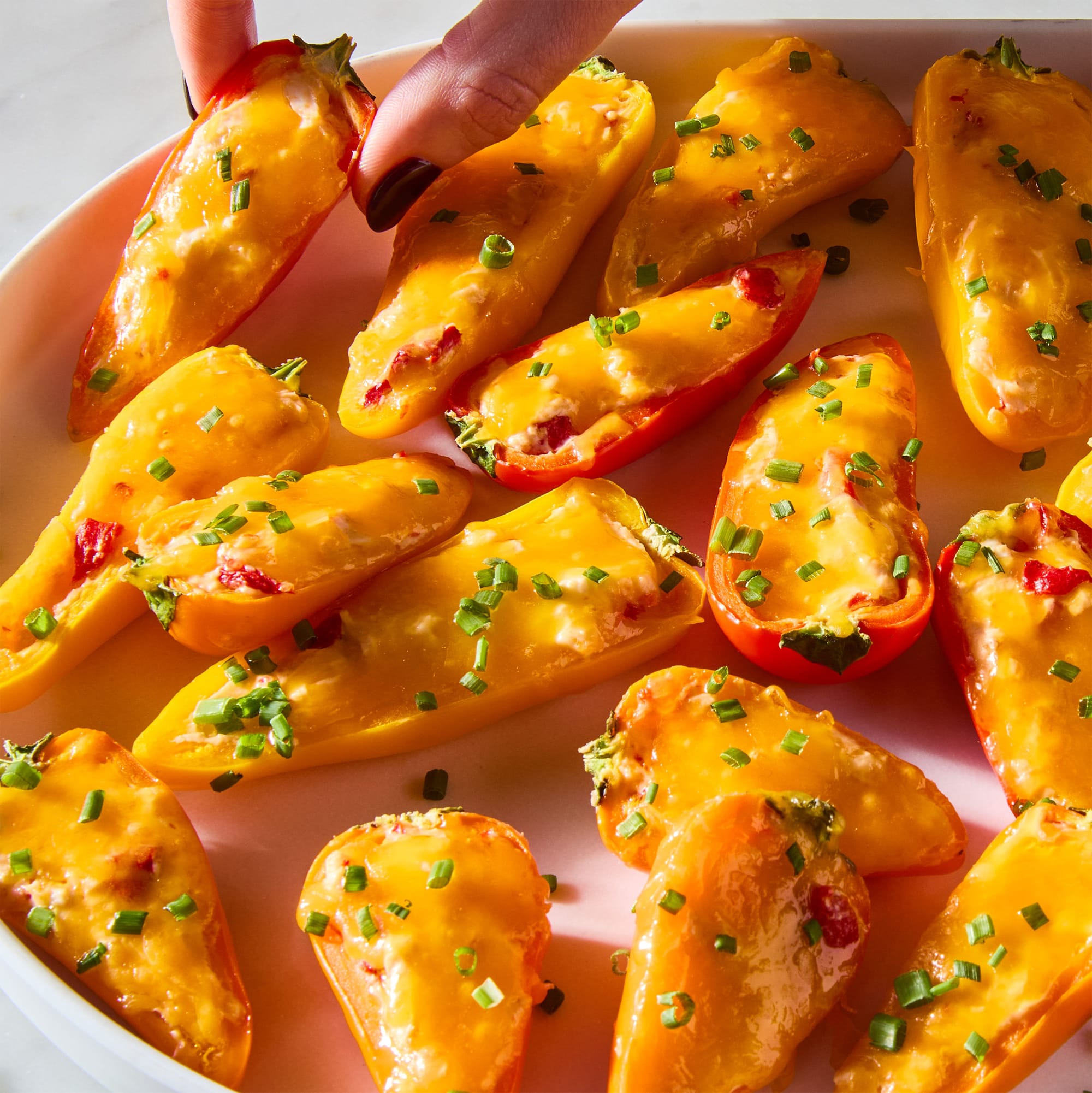 Pimento Cheese-Stuffed Peppers