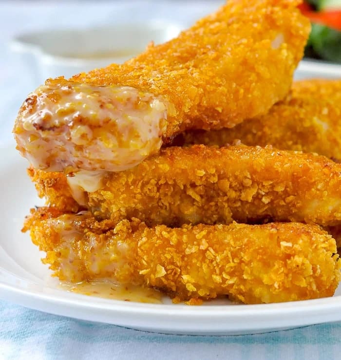 Crispy Cornflake Fish Sticks