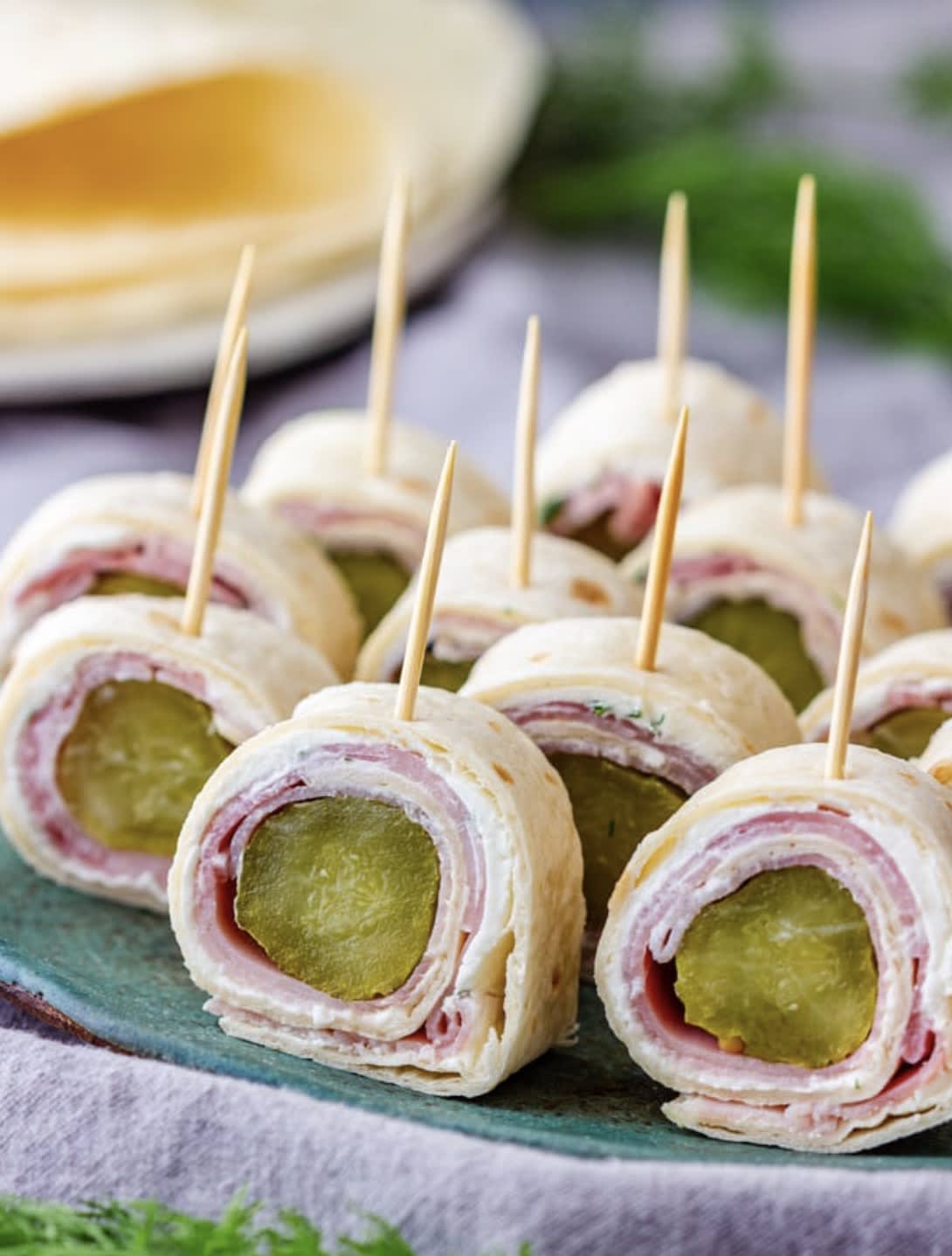 Ham and Pickle Roll Ups