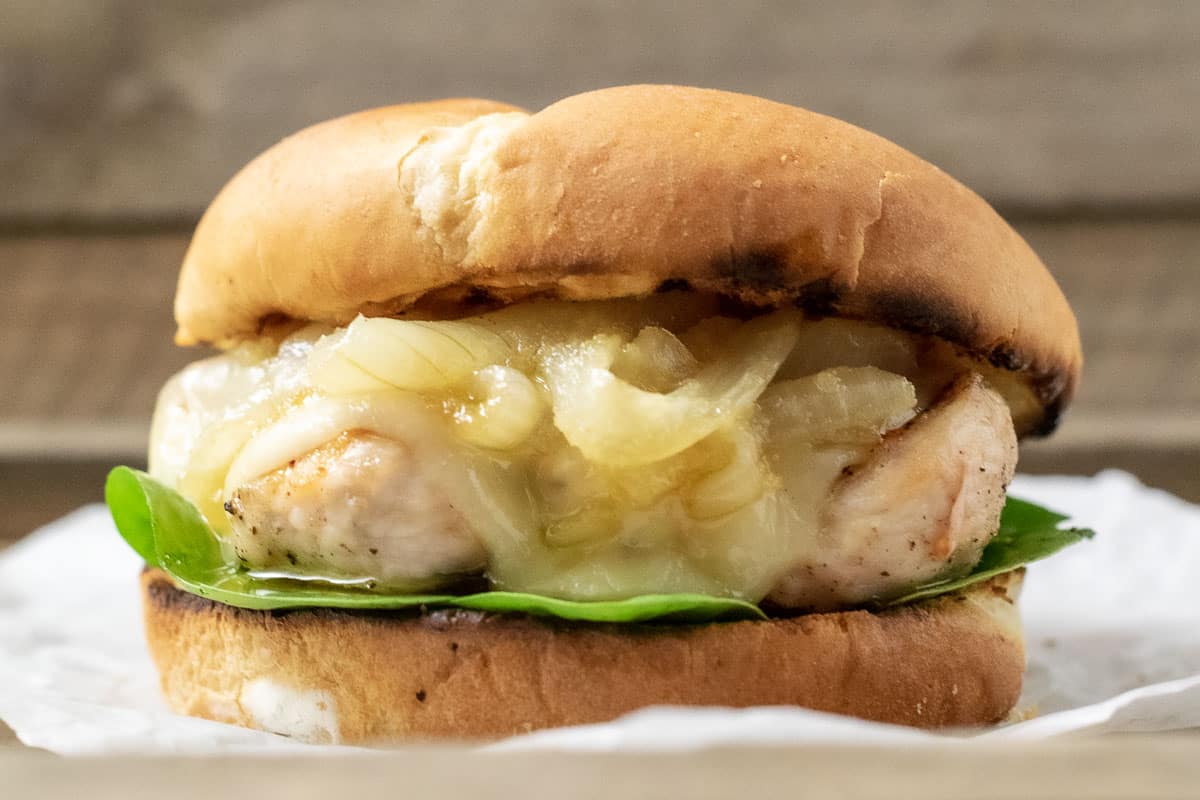 French Onion Chicken Sandwich