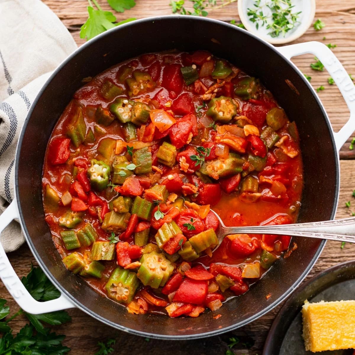 Stewed Okra and Tomatoes