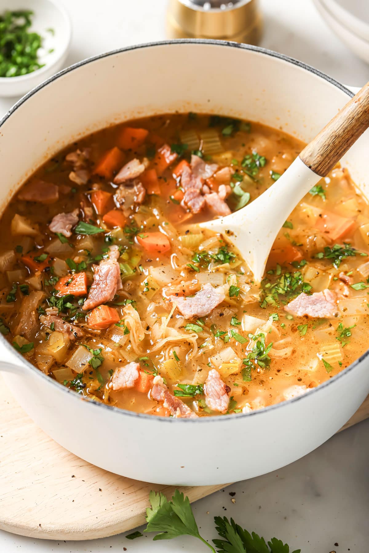German Sauerkraut Soup