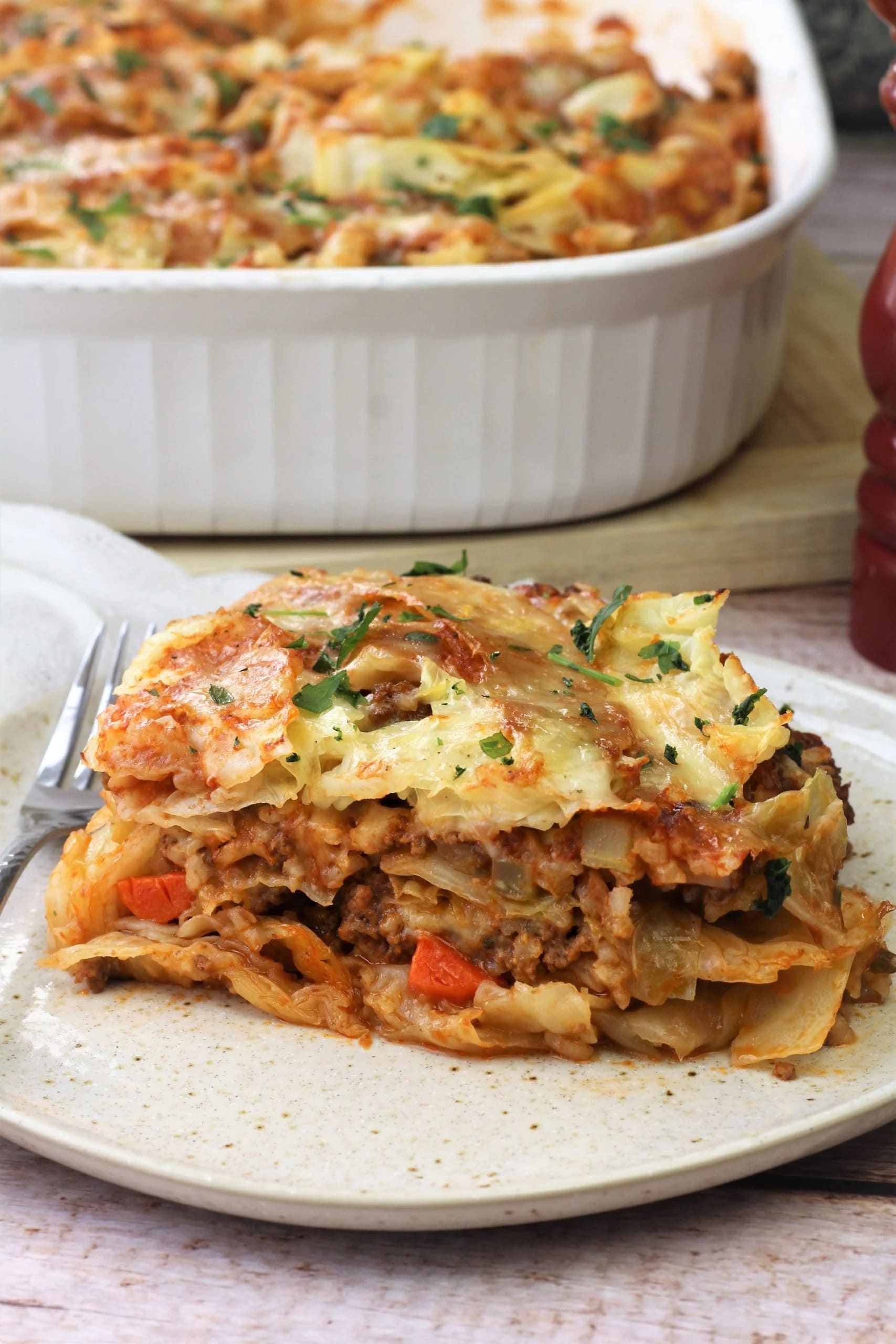 Unstuffed Cabbage Roll Casserole