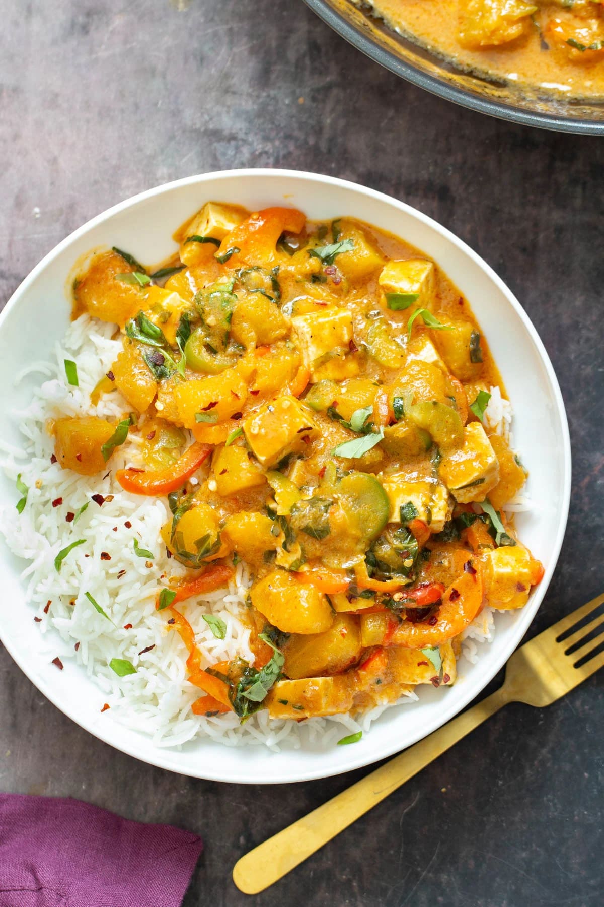 Thai Pumpkin Curry with Tofu