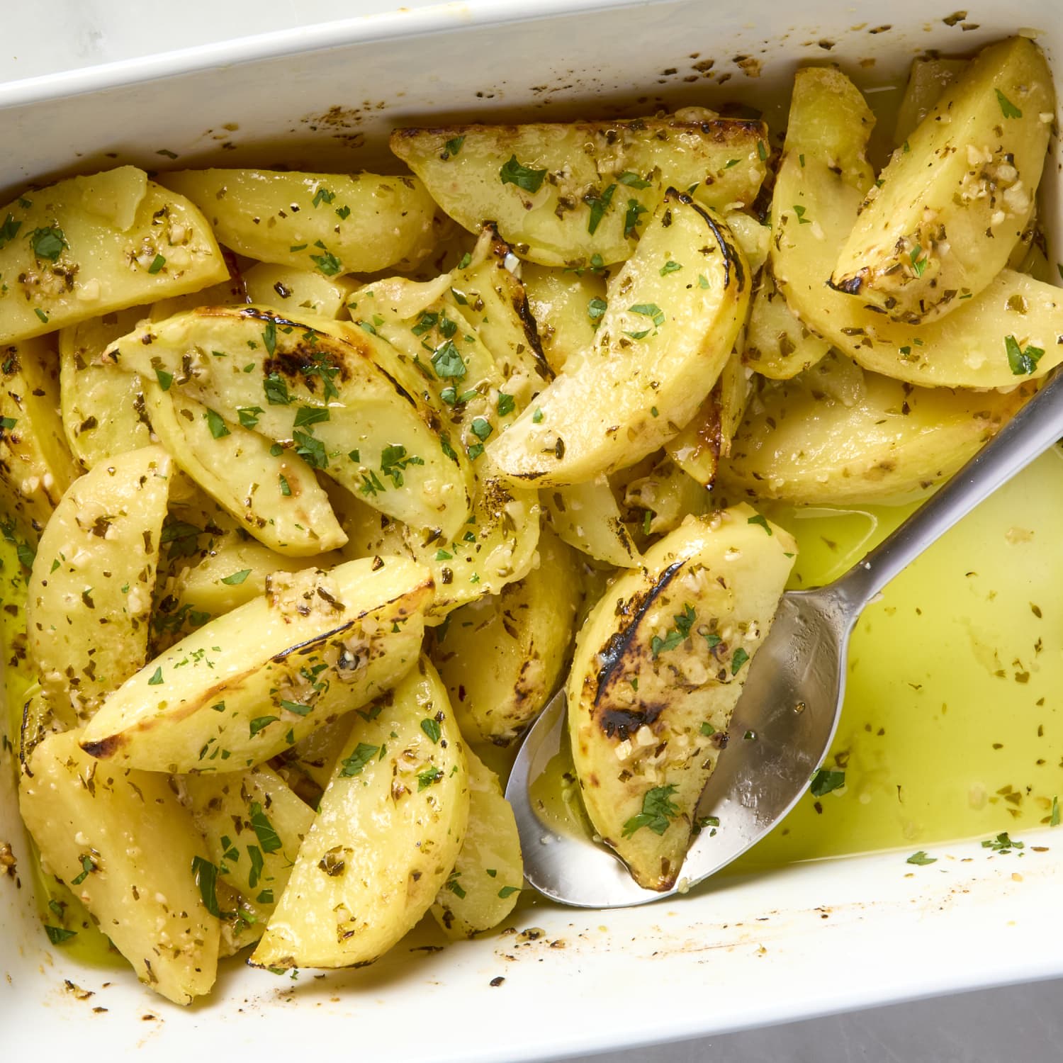 Greek Lemon Potatoes