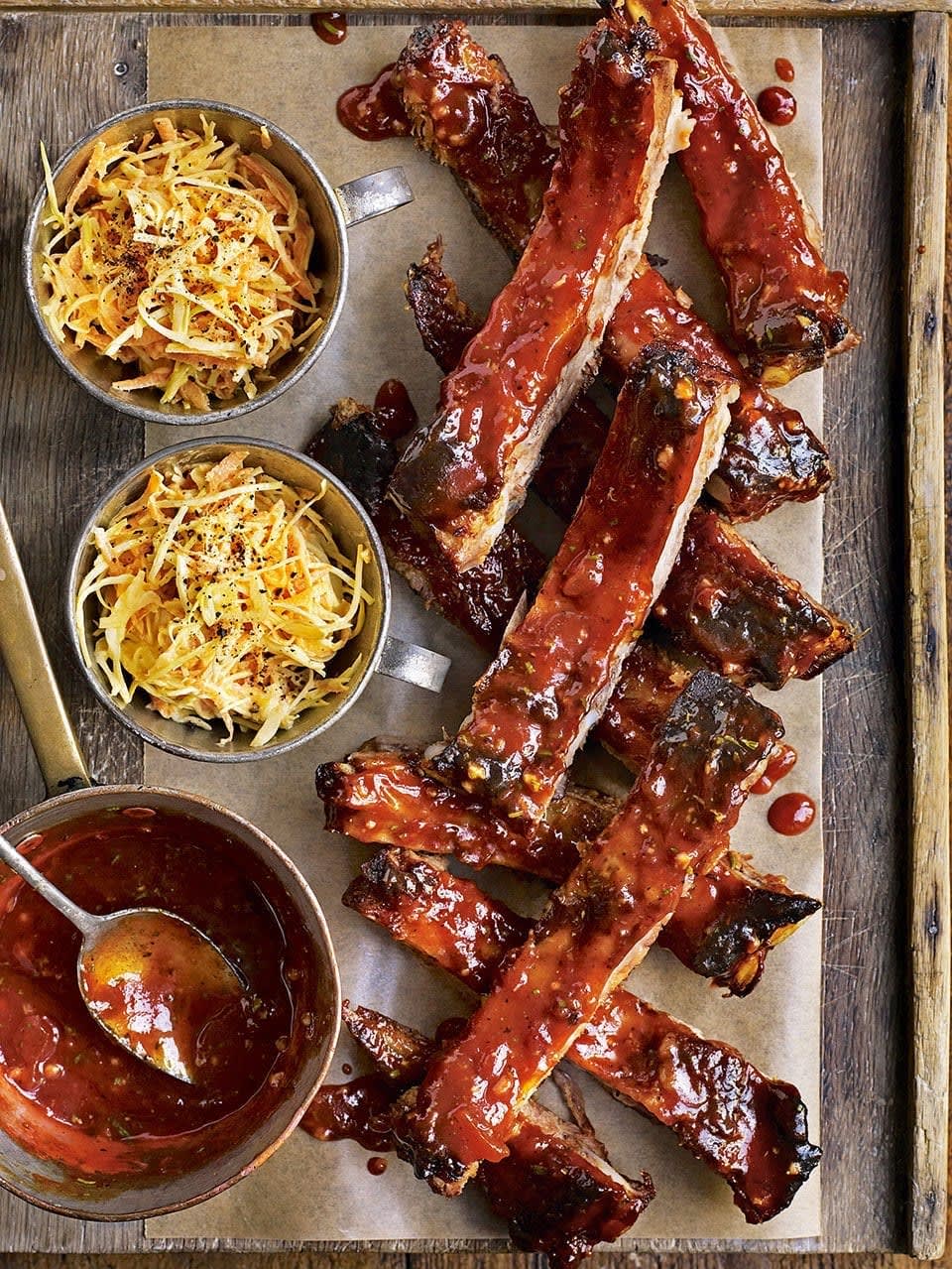 Sticky Garlic Ribs