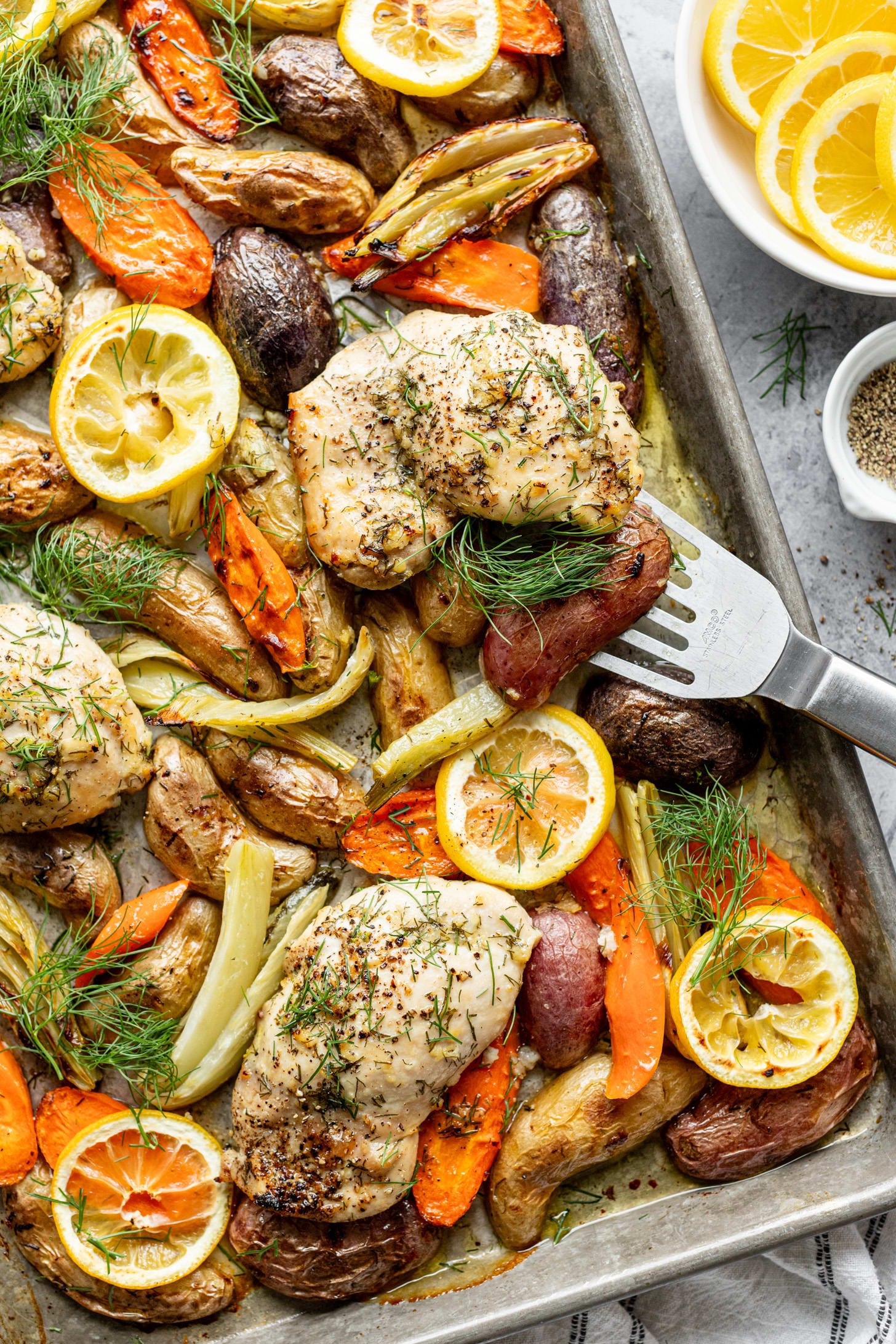 Sheet Pan Lemon Garlic Chicken