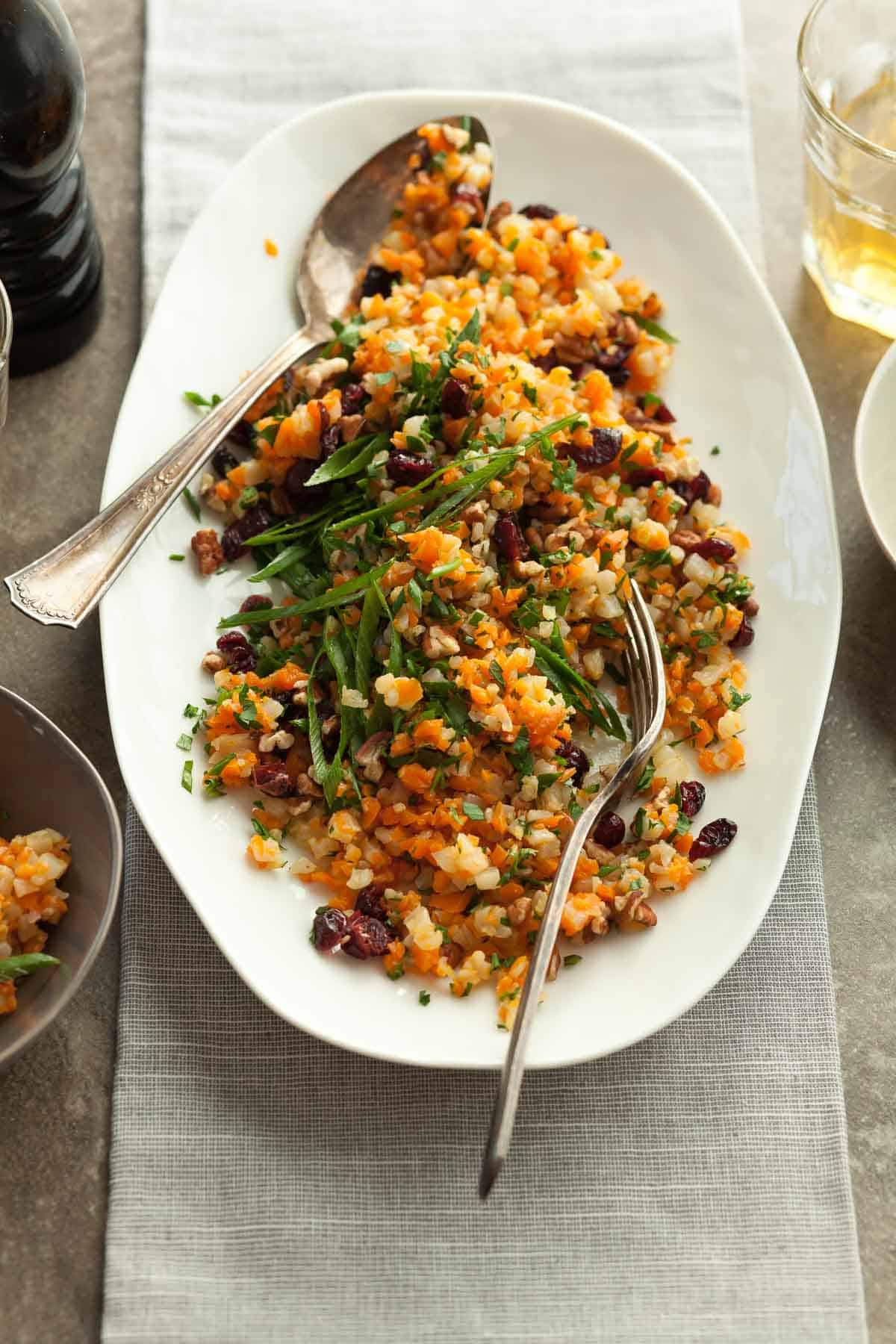 Cauliflower Rice Pilaf