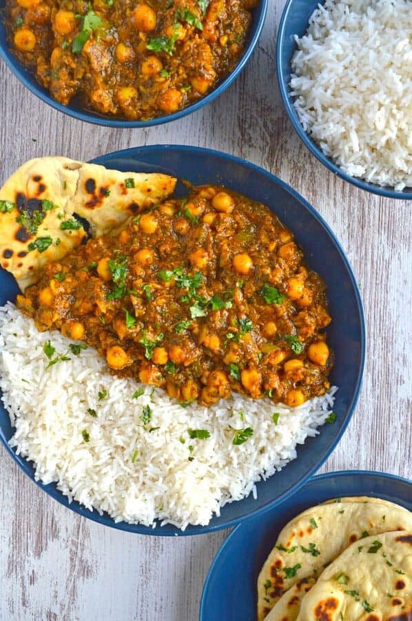 Chickpea and Spinach Curry