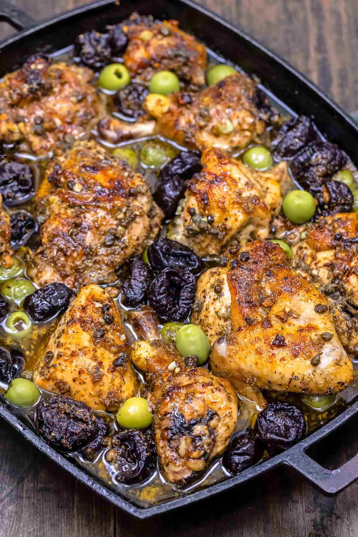 Chicken Marbella Bake