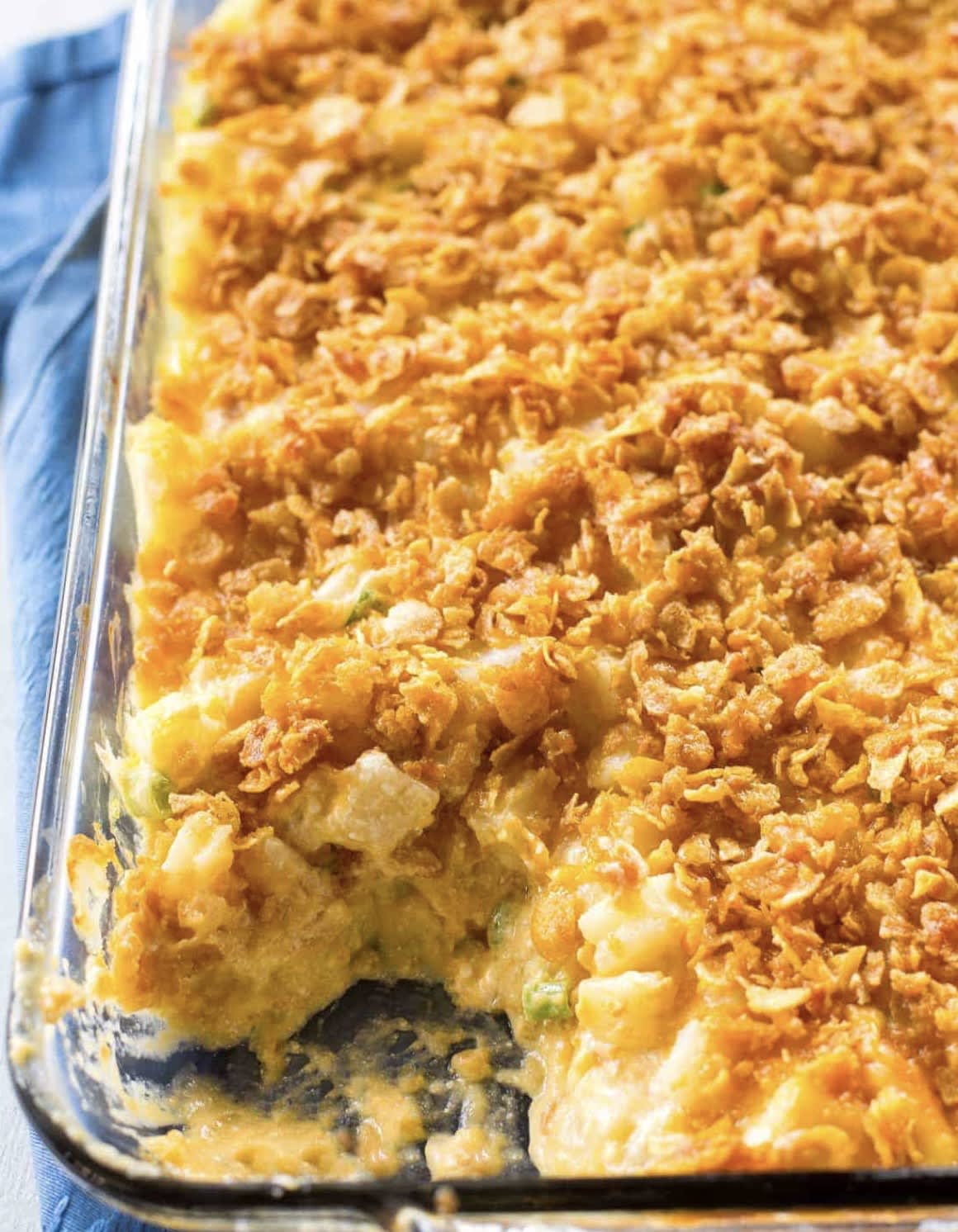 Funeral Potatoes with Cornflakes