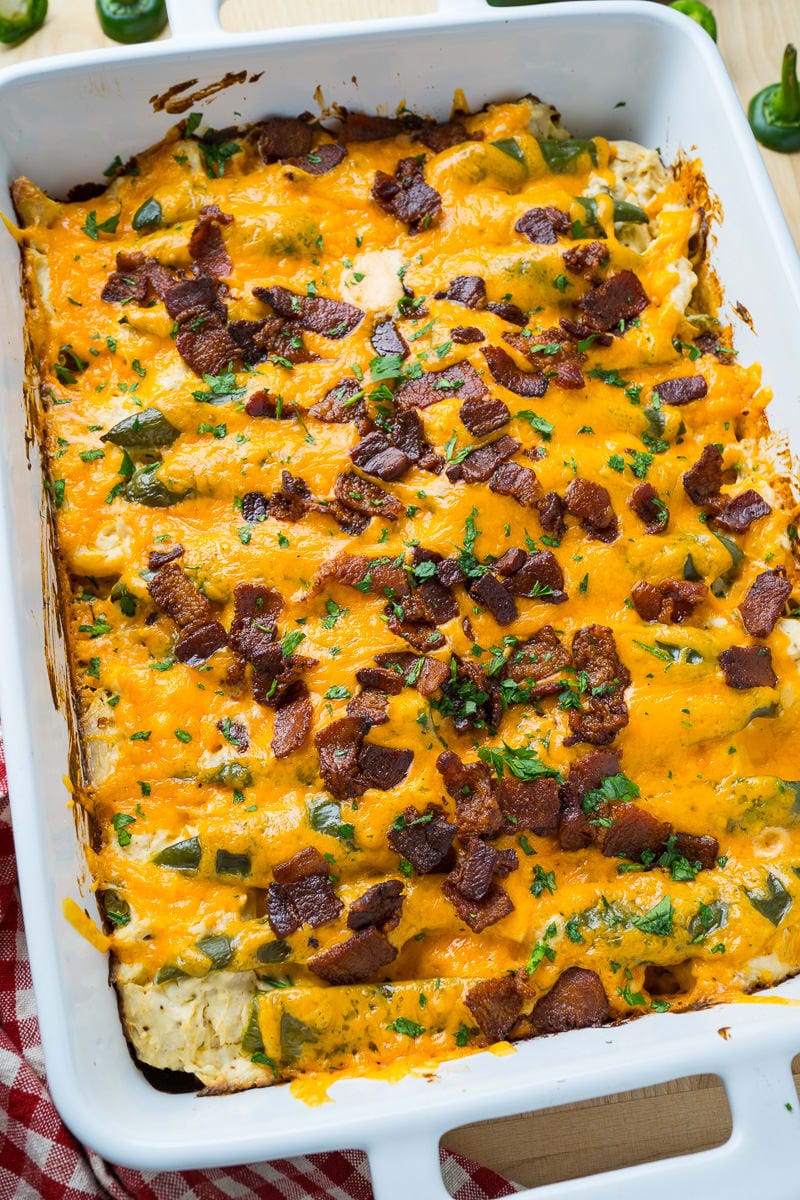 Jalapeño Popper Chicken Casserole