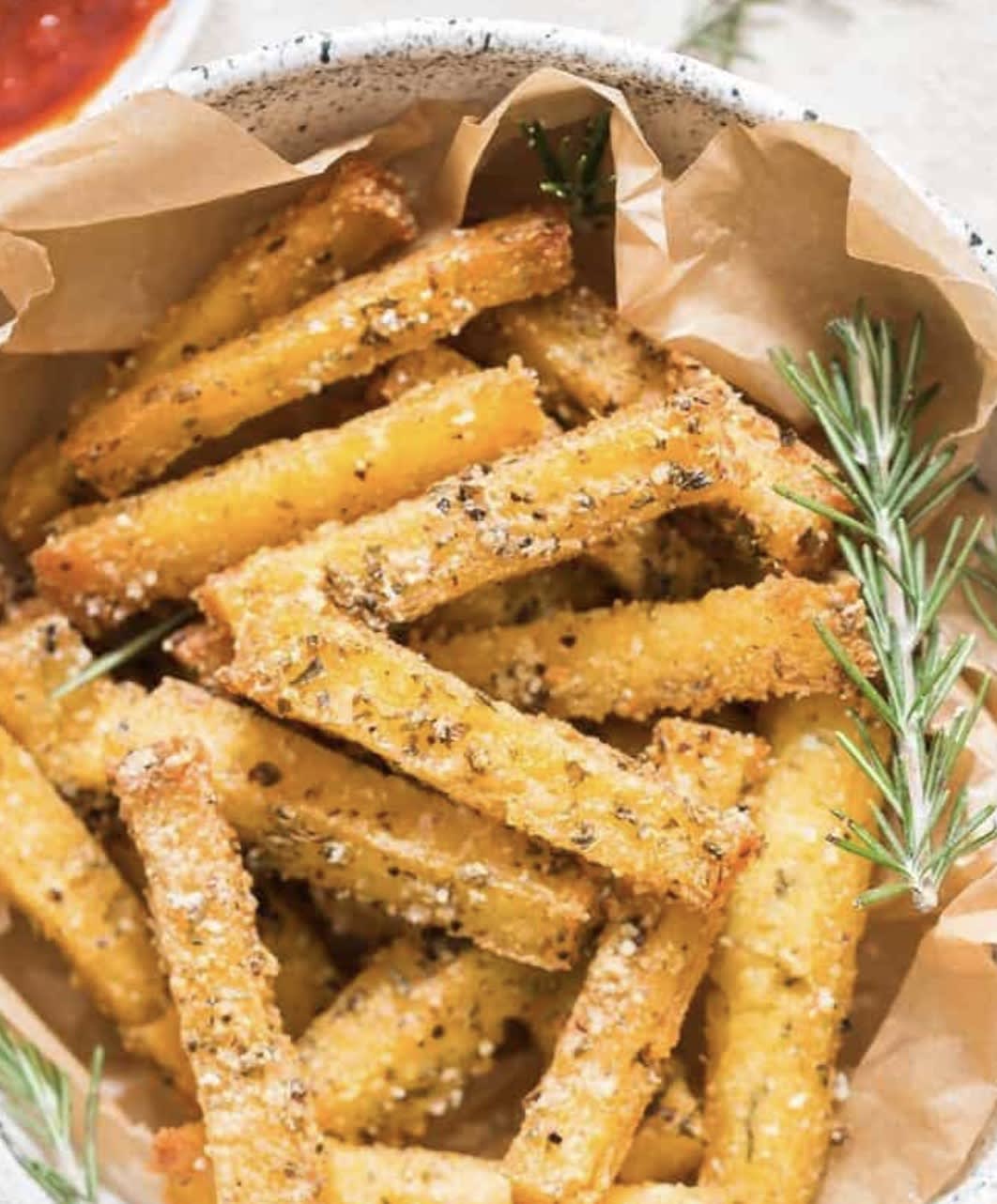 Cheesy Polenta Fries
