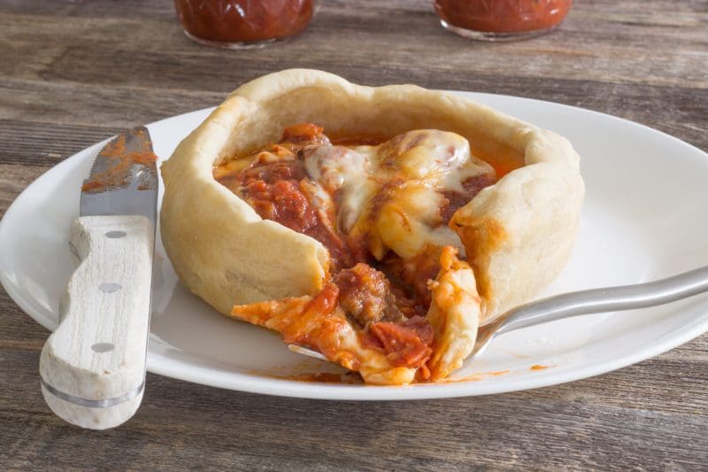 Pizza Pot Pie (It's exactly what you hope it is)