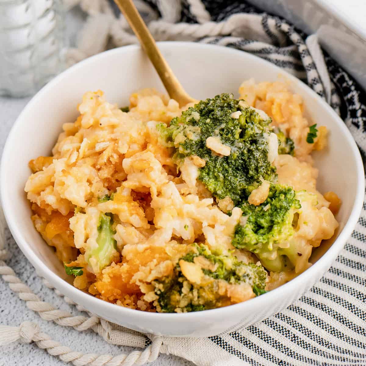 Cheesy Broccoli Rice Casserole