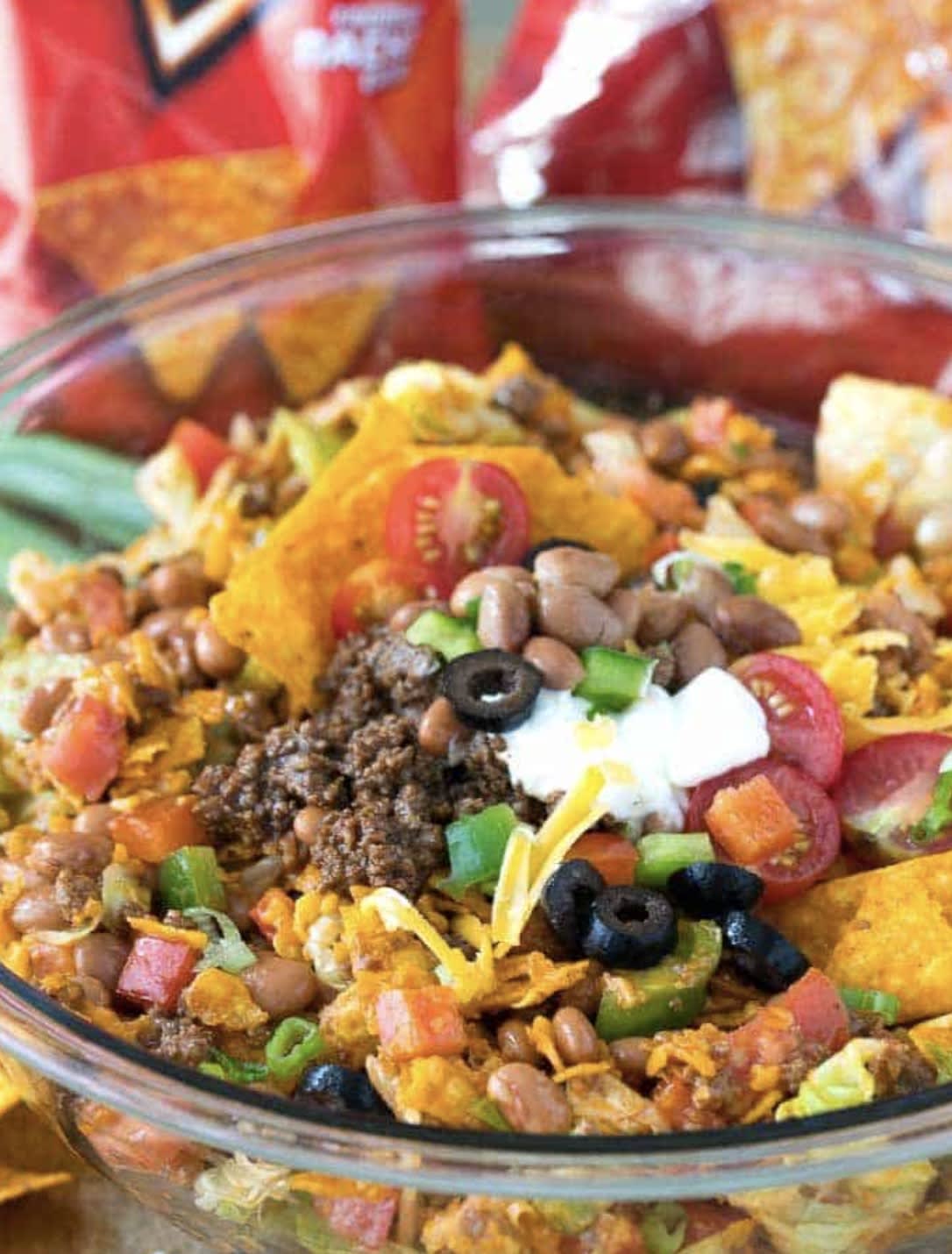 Dorito Taco Salad Casserole