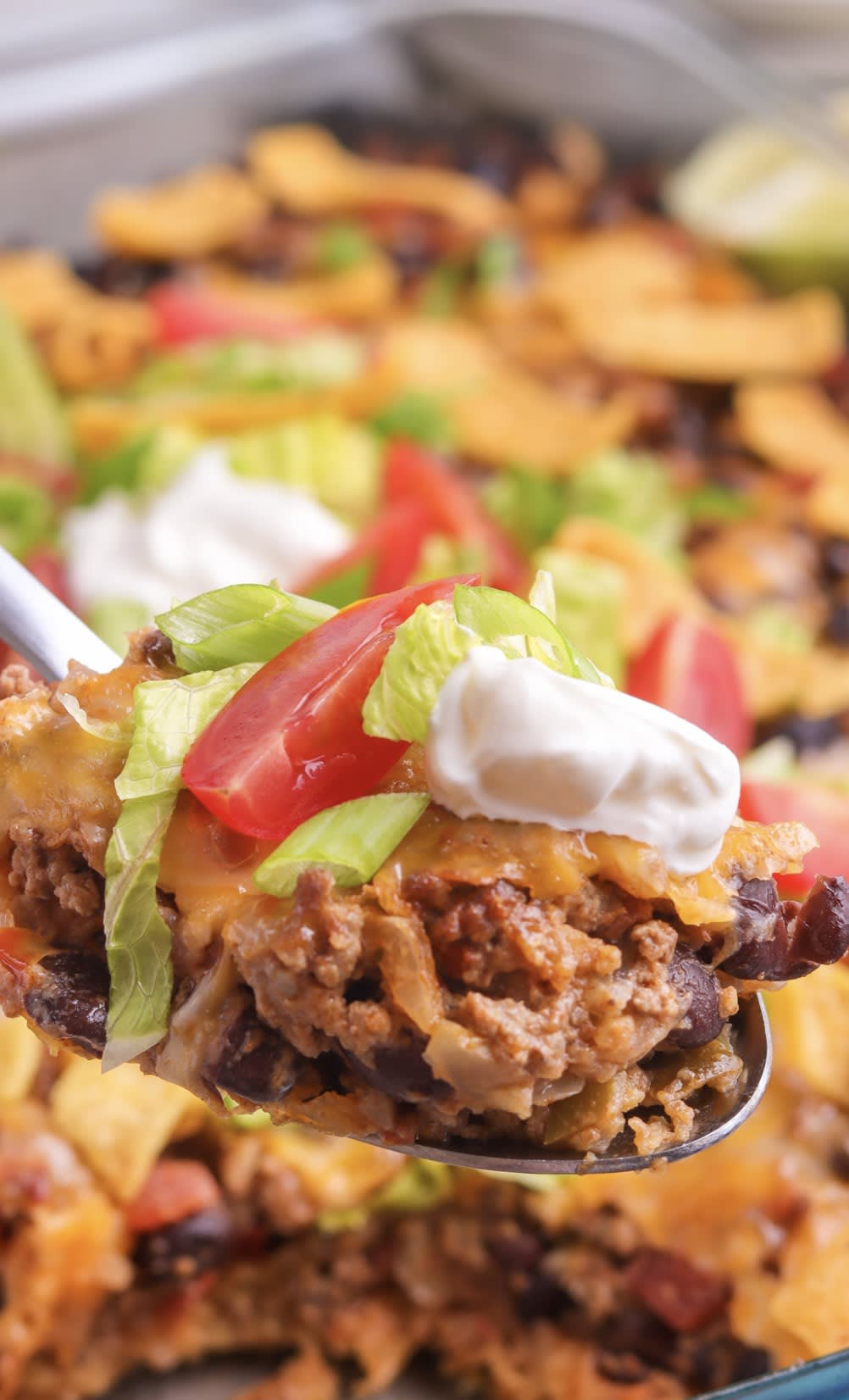 Walking Taco Casserole