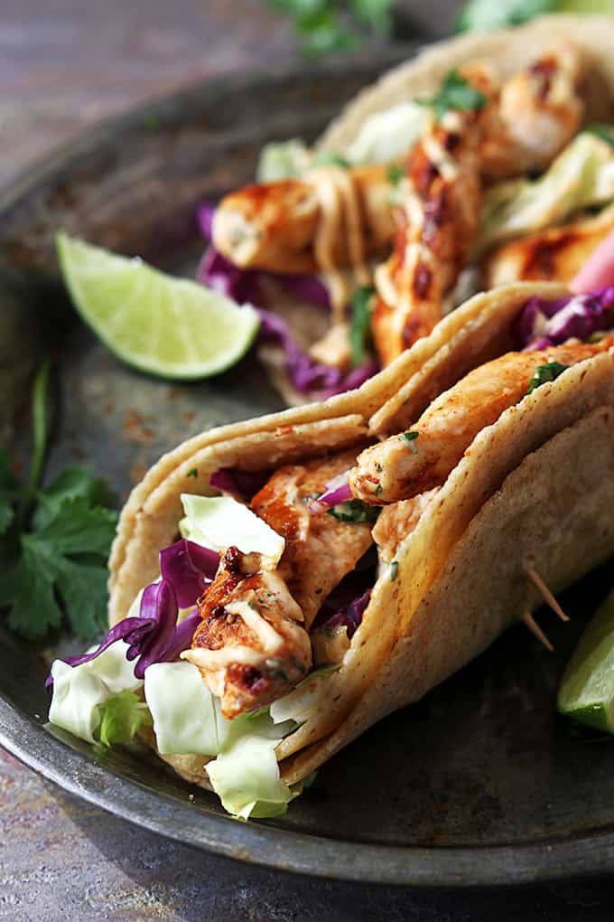 Easy Jerk Chicken Tacos