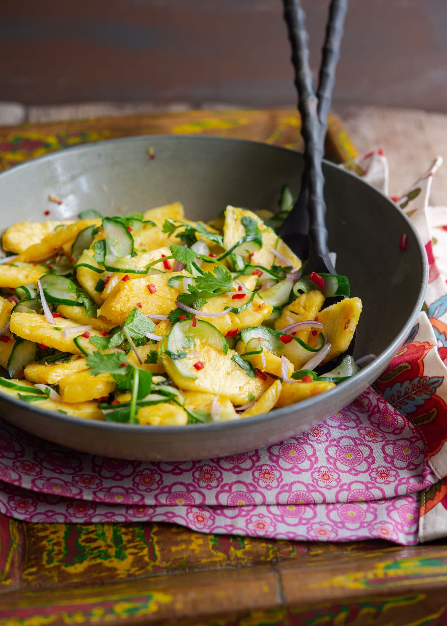 Pineapple Cucumber Salad