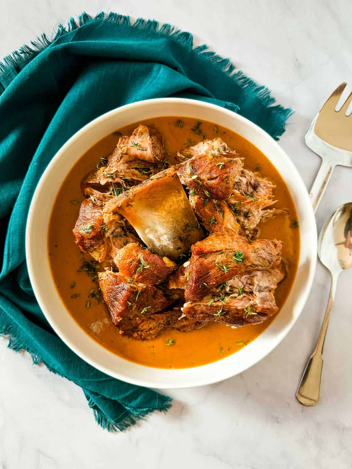 Apple Cider Braised Pork Shoulder