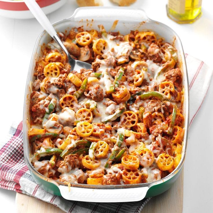 Wagon Wheel Pasta Casserole