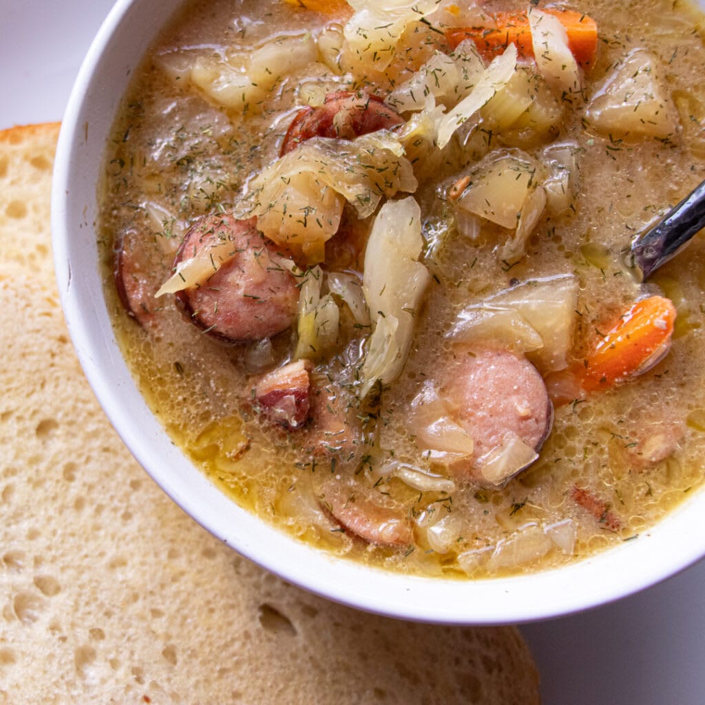 German Sauerkraut Soup