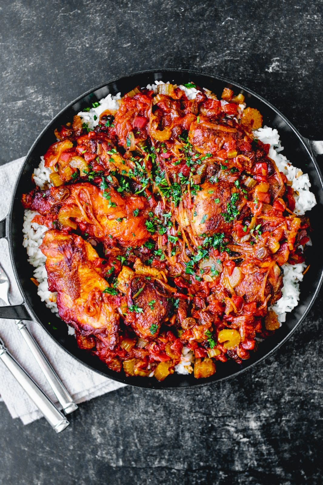 Country Captain Chicken (Southern Curried Classic)