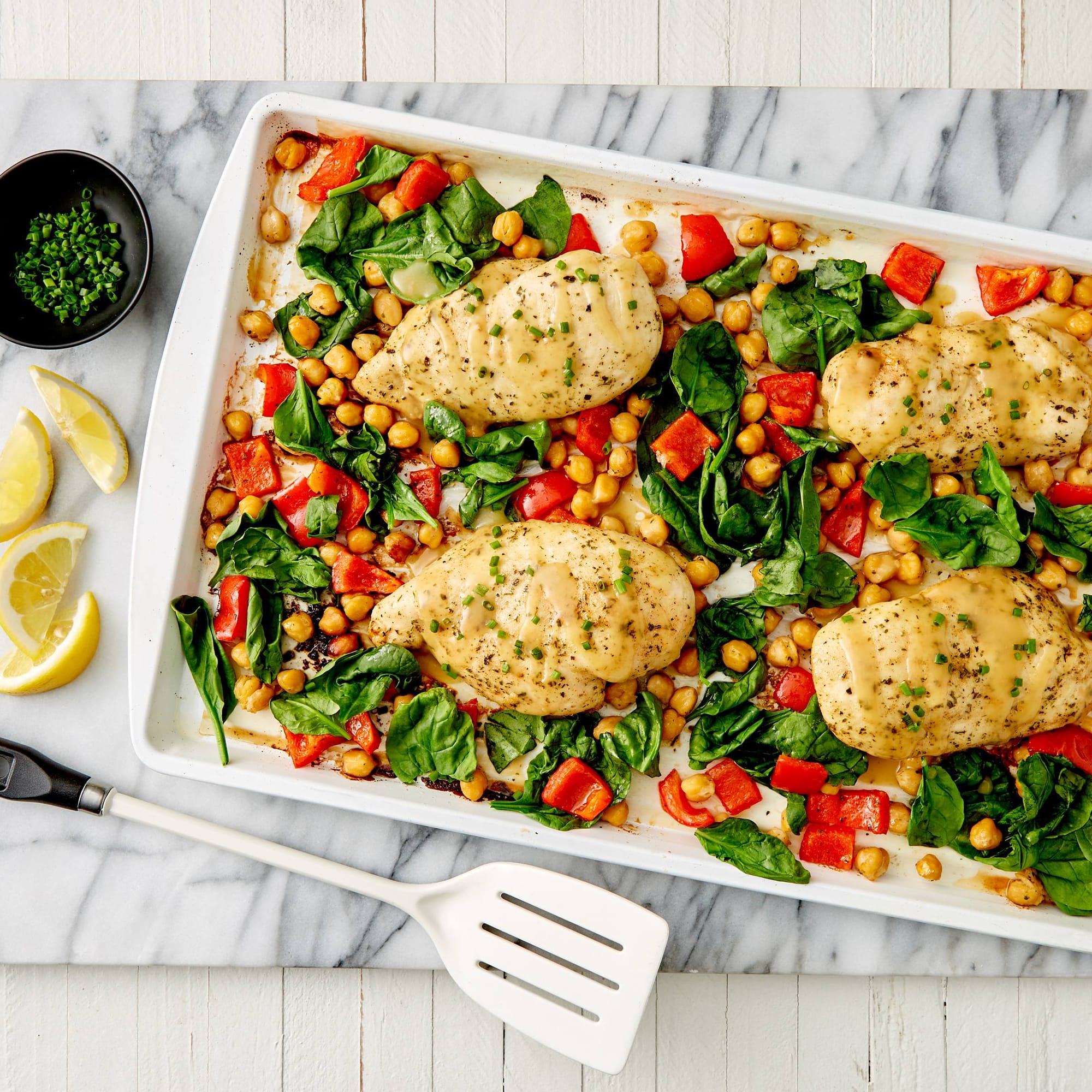 Sheet Pan Lemon Garlic Chicken