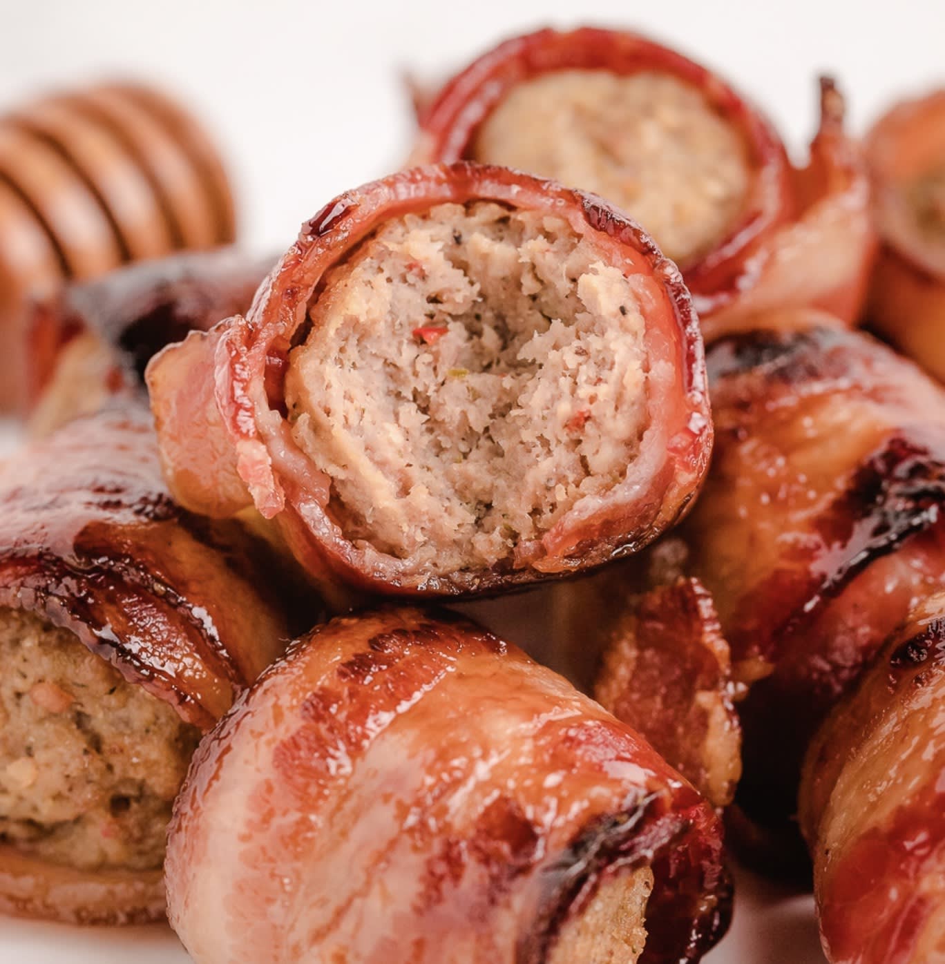 Bacon Wrapped Meatballs