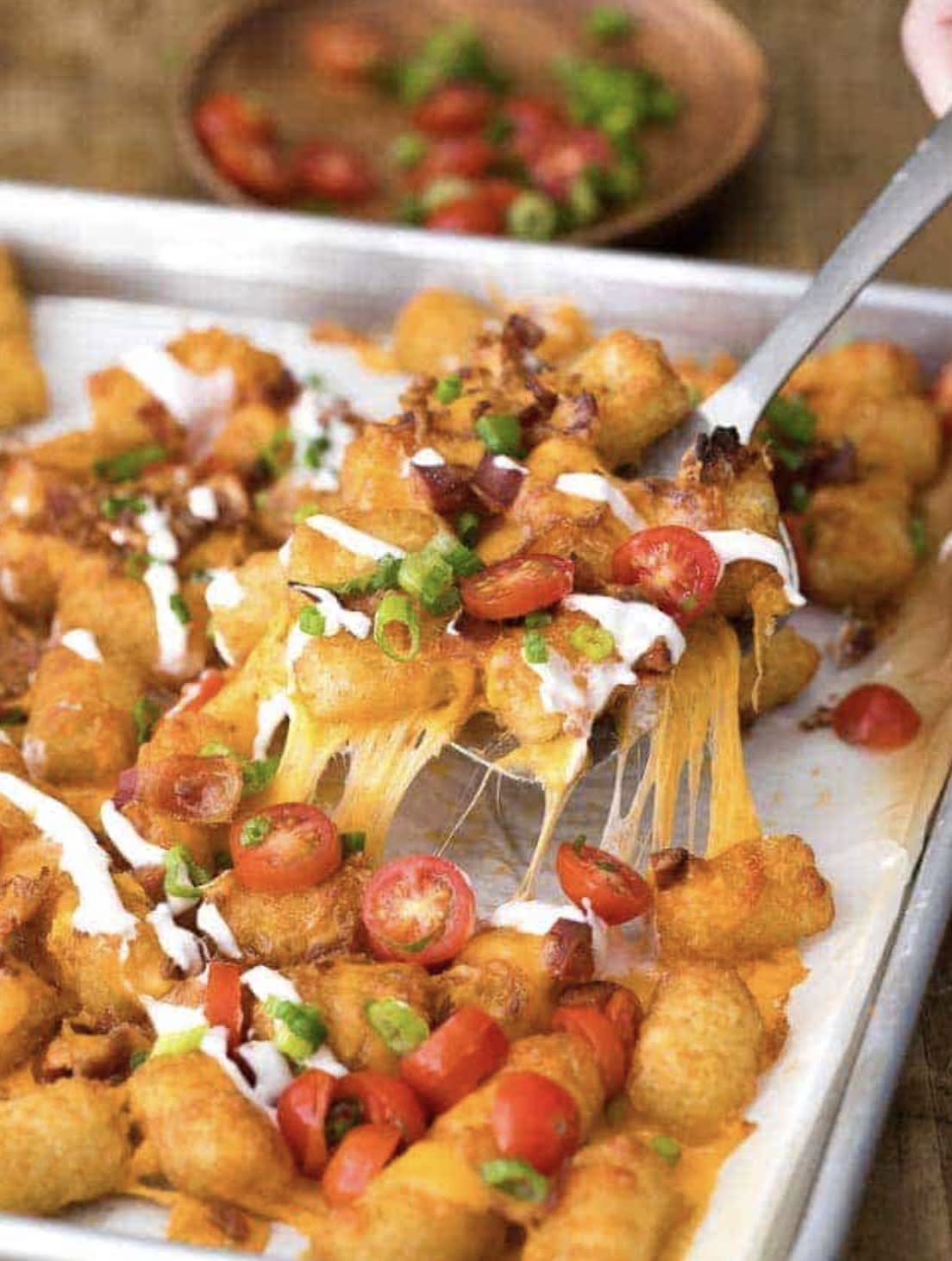 Loaded Tater Tot Nachos