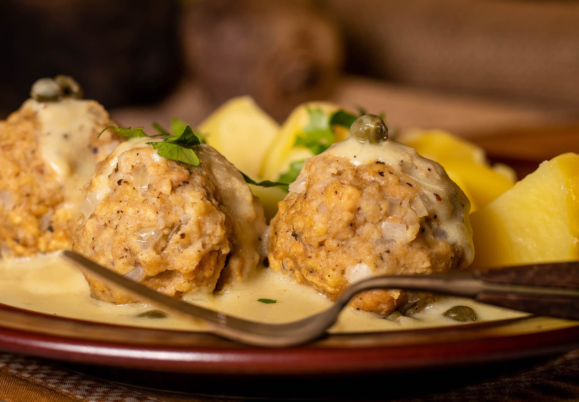 The BEST German Meatballs (Königsberger Klopse)
