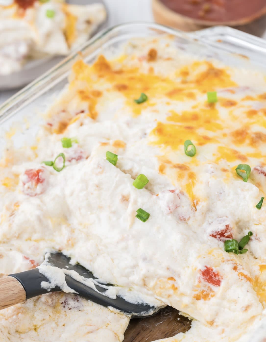 Creamy White Chicken Enchiladas