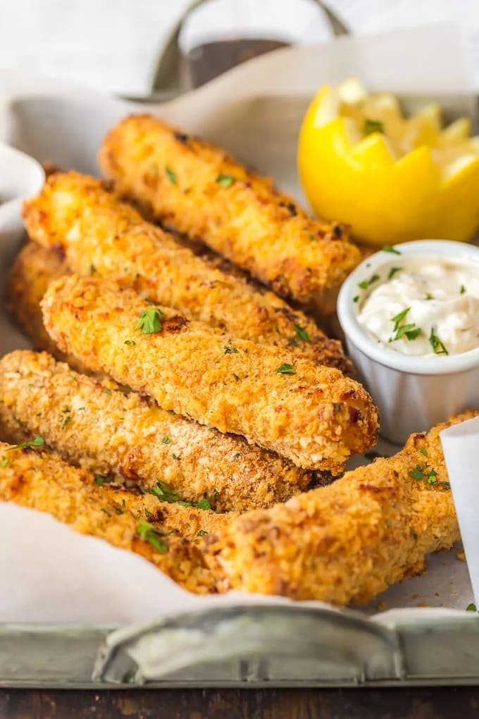Homemade Baked Fish Sticks