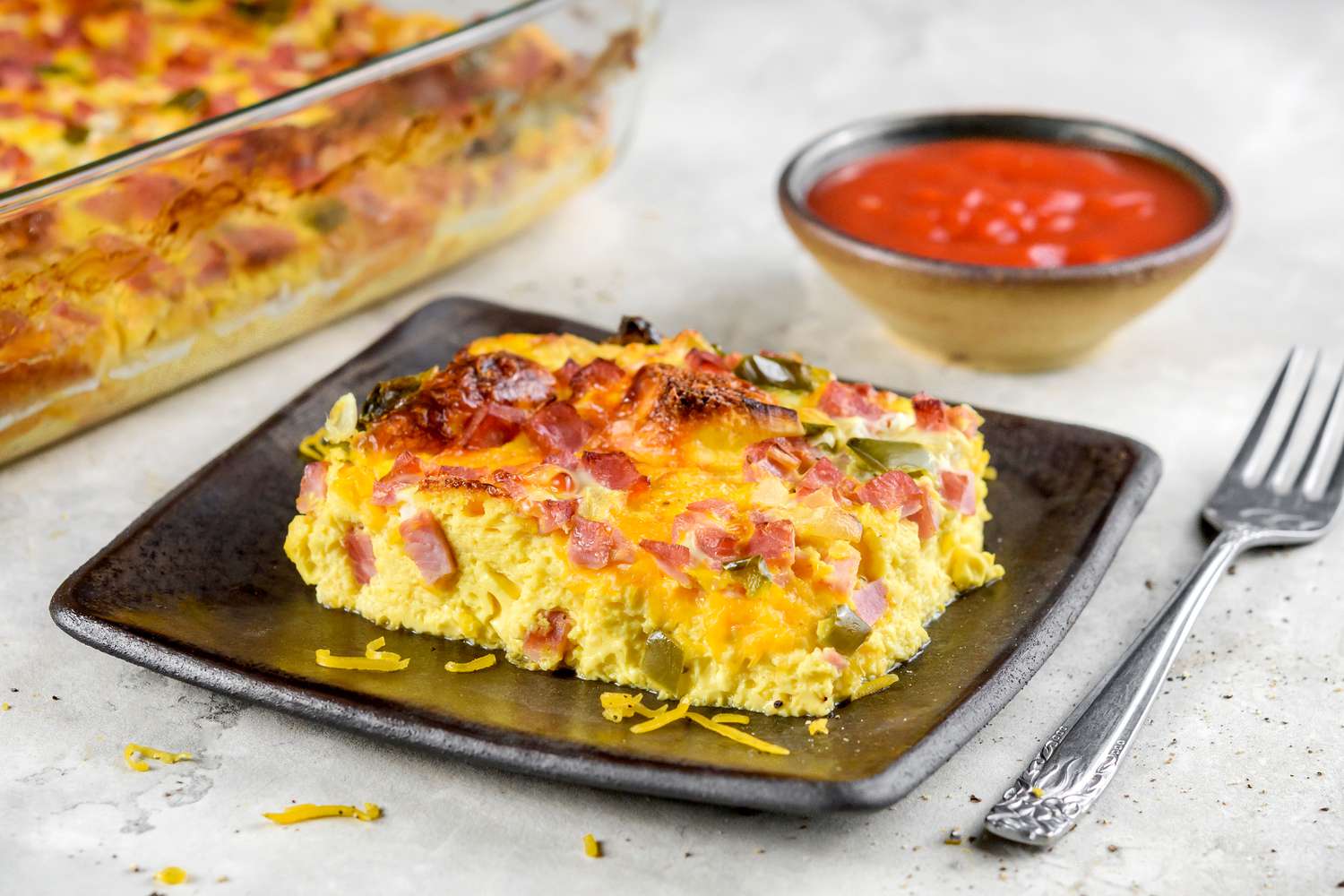 Ham & Egg Breakfast Casserole