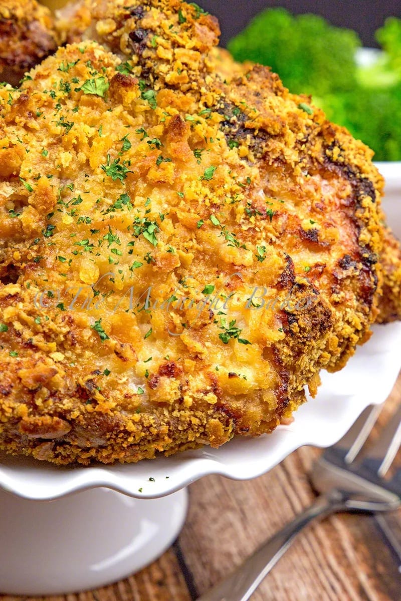 Ritz Cracker Pork Chops