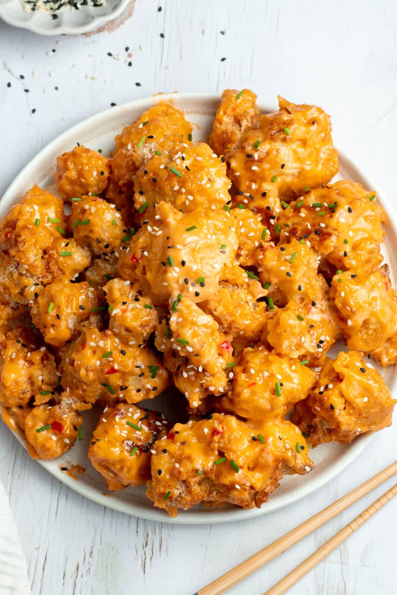 Bang Bang Cauliflower Bites