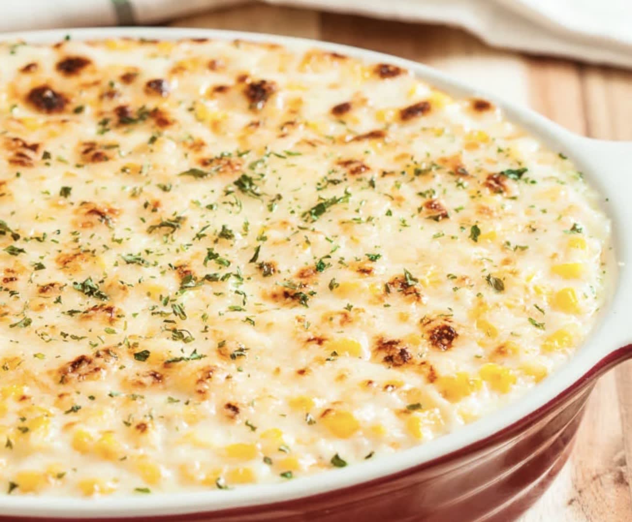 Creamed Corn Au Gratin