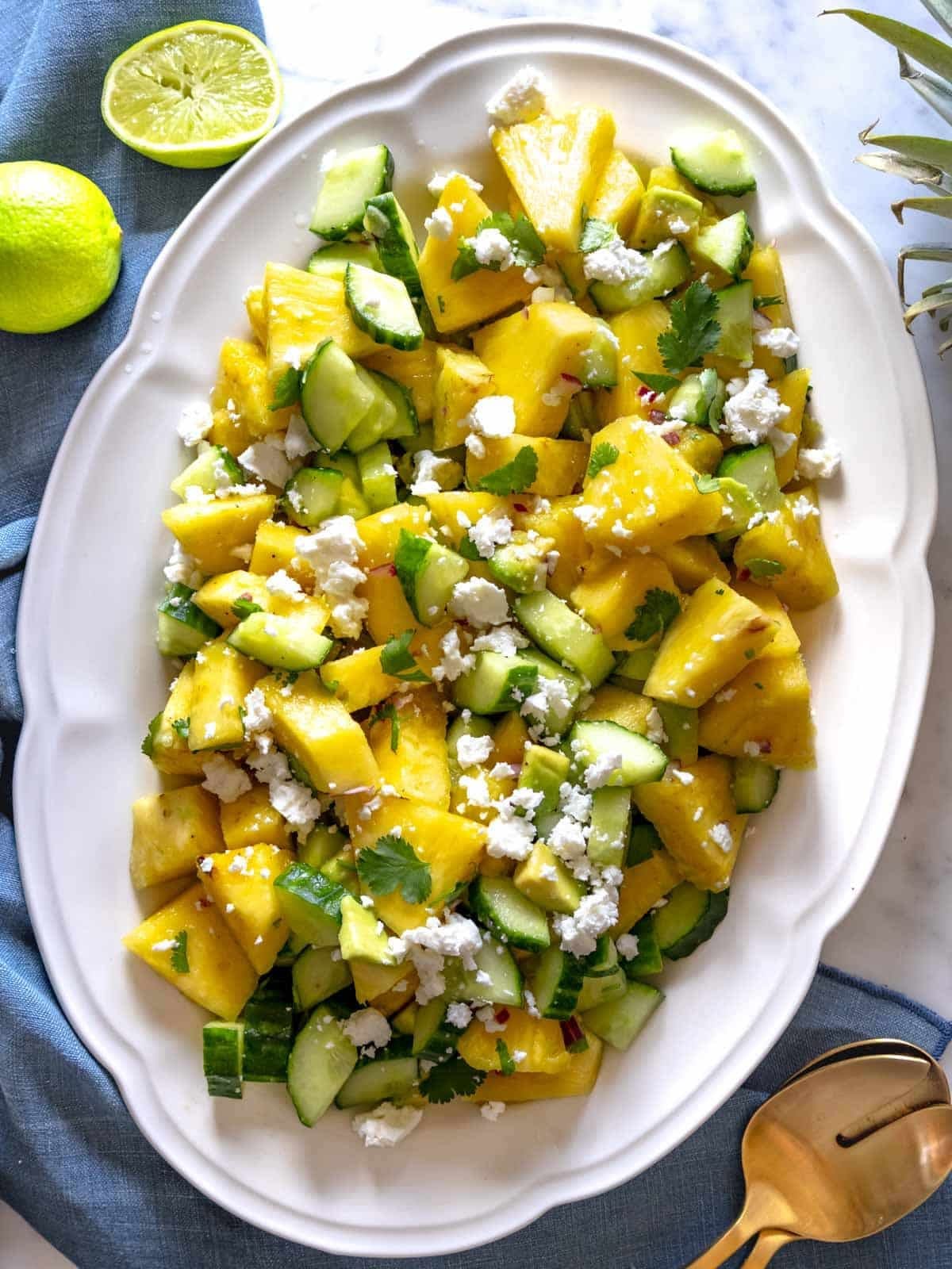 Pineapple Cucumber Salad