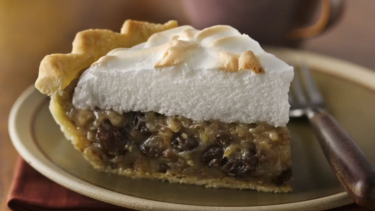 Sour Cream Raisin Pie