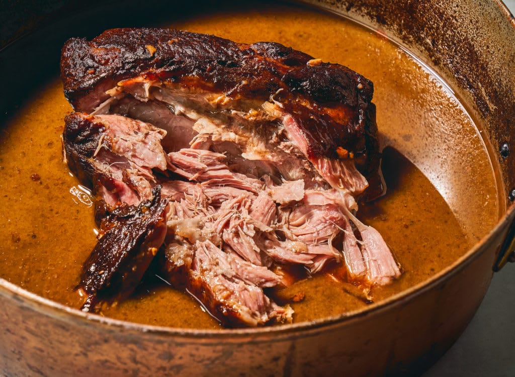 Apple Cider Braised Pork Shoulder